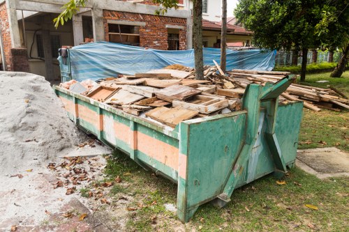 Waste removal truck in Paddington