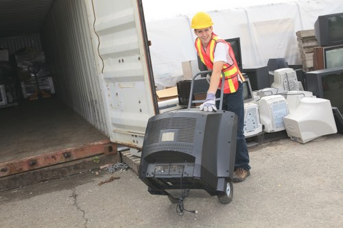 Variety of items being cleared from a home