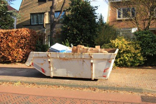 Professional furniture removal service in action